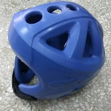 porcelana traditional helmet for taekwondo, customized logo head guard, PU head guard, customized PU headgear fabricante
