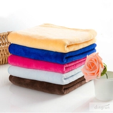 China 100% katoen dikker effen kleur microfiber gezicht handdoek fabrikant