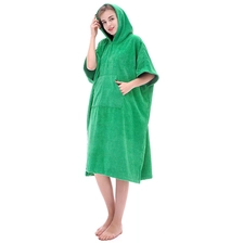 Cina Asciugamano da spiaggia con asciugamano con cappuccio e poncho in cotone 100% produttore