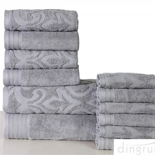 Cina Set asciugamani in cotone solido jacquard produttore