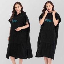 Cina Asciugamano poncho cambiante da spiaggia in muta da surf in cotone produttore
