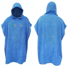 Cina Asciugamano per accappatoio con logo e asciugamano poncho con logo personalizzato con cappuccio produttore