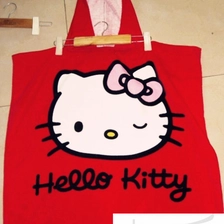 Cina Full Reactive Printing Personalized Hooded Poncho Towels Azo Free produttore
