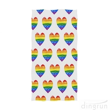 China Homosexuelle Liebe Regenbogen Handtücher Gay Pride Bad Badezimmer Dusche Handtücher Hersteller