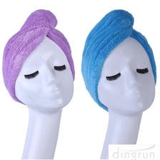 porcelana Abrigo de la toalla del turbante del pelo de la microfibra fabricante