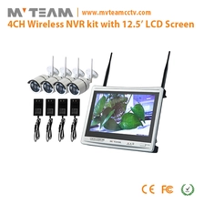 China 12.5" Inch Screen 4CH NVR Wireless Camera and Monitor Kit(MVT-K04B) manufacturer
