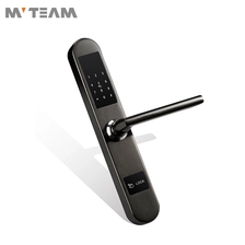 China Code Door Lock 304 Stainless Steel House Door Lock Support Password Card Mechanical Key Unlock manufacturer