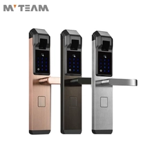 China Economical and Durable Fingerprint Smart Door Lock with C level cylinder and Stainless Steel Lock Mortise For Home, Office, Apartment manufacturer