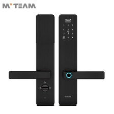 China High Level Battery Powered Biometric Fingerprint Scanner Door Lock For Safe with Backup Keys, Touch Screen Keypad Password manufacturer
