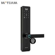 China Home Door Lock Price Sensitive Fingerprint Biometric Door Locks for Business Support Doorbell, Alarm, Double Unlock manufacturer