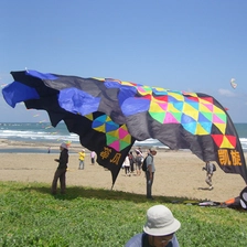 China Beach flag from weifang kaixuan kite factory manufacturer