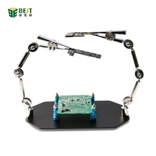 中国 BST-168K夹具焊接帮助双手工具PCB板支架夹具夹具支架2金属柔性手臂鳄鱼夹 制造商