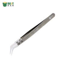 中国 BST- 73 MZ定制睫毛器镊子眉毛的防静电陶瓷和不锈钢镊子 制造商
