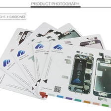 中国 iPhone 6 7 7 plus磁性螺丝垫工作指南垫iPhone 5s 6s 6 plus专业板工具手机维修表 制造商