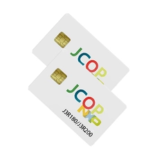 China Cartão inteligente Java de CPU de alta segurança 40K JCOP J3R180 J3R200 tarja magnética de contato de interface dupla rfid Java smart cards fabricante