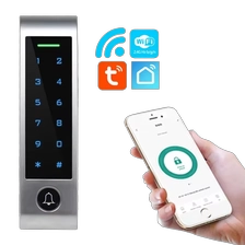 Cina Controllo accessi biometrico WiFi Tuya Cina | Fornitore di controller di accesso per porte intelligenti RFID a doppia frequenza per impronte digitali facciali produttore