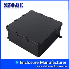 الصين مادة الكمبيوتر الأسود الضميمة مانعة لتسرب الماء ل PCB SZOMK مقاوم للماء في الهواء الطلق البلاستيك أداة الإسكان صندوق AK-BW-09 174 * 174 * 73 مللي متر الصانع