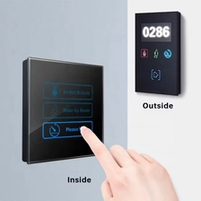 Chine Sonnette de chambre d'hôtel numérique intelligente personnalisée et plaque de porte électronique Chine fabricant