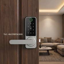 China Fechadura digital inteligente com senha de cartão ttlock fechadura de porta com impressão digital fabricante