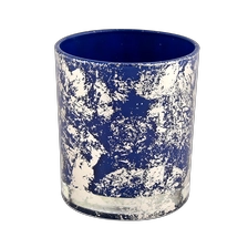China Decorative glass jar candle vessel for gift in bulk manufacturer