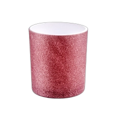 China Colorful 8oz Glass Candle Jars for Valentine Day manufacturer