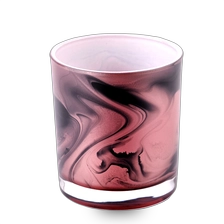 China Special Painting Glass Candle Votive Jars for 8oz candle filling manufacturer