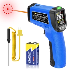 China XEAST XE-817H Multifunction Infrared Thermometer K-Type Surface Temperature 2-1 Cooking Pizza Oven Grill Laser Testing Plastic manufacturer