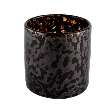 China Sunny Glassware luxury black glass vessels for candles wholesale manufacturer