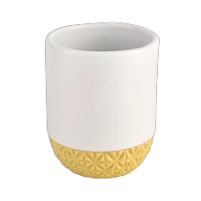 China Wholesale Luxury 9oz Empty Ceramic Candle Containers Jars manufacturer