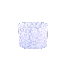 China Hot sale 510ml wide-outh glass candle jars with rockiness effect manufacturer