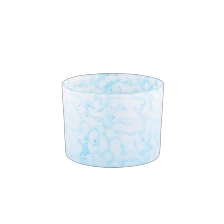 China Wholesale rock effect blue glass candle jars for home decor manufacturer