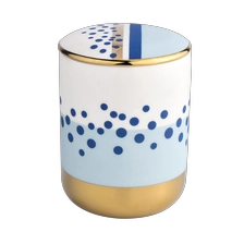 China home decor 10oz ceramic artwork candle jar manufacturer