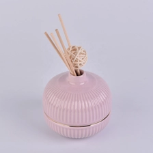 China ceramic reed diffuser bottle with glazing color manufacturer