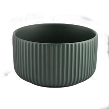 China luxury matte green ceramic candle holders manufacturer
