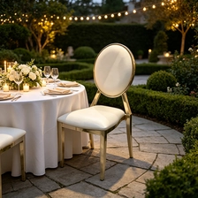 China Cheap Banquet Gold Metal Party Wedding Hotel Chairs for Events manufacturer