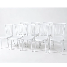 China Plastic Dining Chair Stackable White PP Chair for Hotel Restaurant Wedding Banquet Event Wholesale and Rental manufacturer