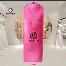 China Foldable Custom Non Woven Bridal Dress Cover Bag Factory China manufacturer