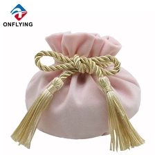 ประเทศจีน High Top ทนทานดีที่สุดขายกำมะหยี่ Drawstring Bag ผู้ผลิตจีน ผู้ผลิต