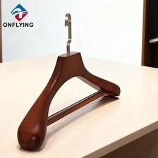 China Heavy Duty Antique With Bar Luxury Wooden Suit Hanger China Supplier manufacturer