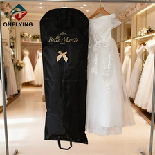 China Premium Black Polyester Bridal Gowns Packaging Bags China Manufacturer manufacturer