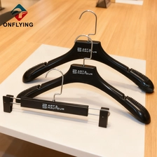 중국 Custom Black Notch on Shoulder Non Slip Plastic Dress Hanger China Supplier - COPY - 9t9lnm 제조업체