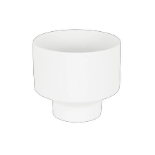 China Matte White Ceramic Bowl For Candles 9oz manufacturer