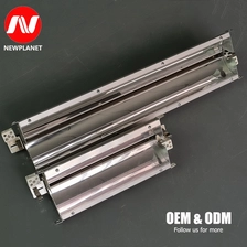 China Industrial Aluminum UV Lamp Reflector Arc Focus Parabolic Molded Anodized UV Dryer System Accessory manufacturer