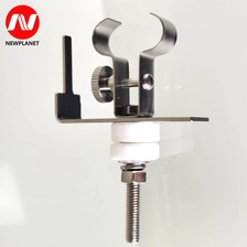 China Double Tube Heating Lamps Twin IR Lamps Holder Fixture Clips manufacturer