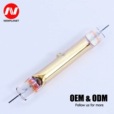 China Fully Gold-plated Halogen Heating Tube Shortwave Infrared Heating Tube Infrared Heat Lamp Industry manufacturer