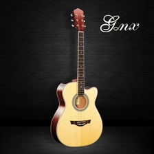 Cina Commercio all'ingrosso 41 pollici cutaway 6 corde chitarra acustica professionale Handmade produttore