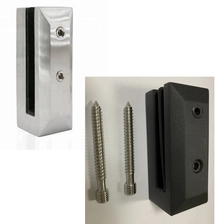 porcelana Fricción de fricción de fricción de acero inoxidable negro Montado en la pared de la pared Smart Glass Spigot fabricante
