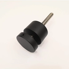 Chiny Black color glass fence use stainless steel standoff producent