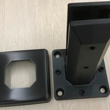 China High quality types of black glass spigot for swimming pool fence and balcony glass railing manufacturer