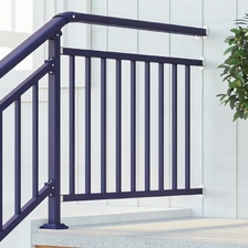 China Hot-Dip Galvanisierte Schmiedeeiserne Balkon Safety Zaun Sicherheit Stahlgeländer Balkon Balustrasse Hersteller